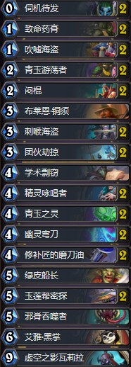 《爐石傳說》拉斯塔哈的大亂斗Kimmy狂野青玉賊卡組推薦