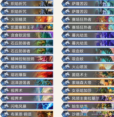 《爐石傳說》拉斯塔哈的大亂斗狂野震耳欲聾戰吼薩卡組推薦