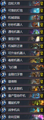 《爐石傳說》拉斯塔哈的大亂斗狂野Awedragon機械獵卡組推薦