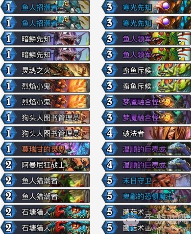 《爐石傳說》拉斯塔哈的大亂斗Fierce魚人術(shù)卡組推薦