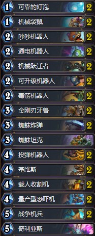 《爐石傳說》拉斯塔哈的大亂斗狂野快攻機(jī)械獵卡組推薦