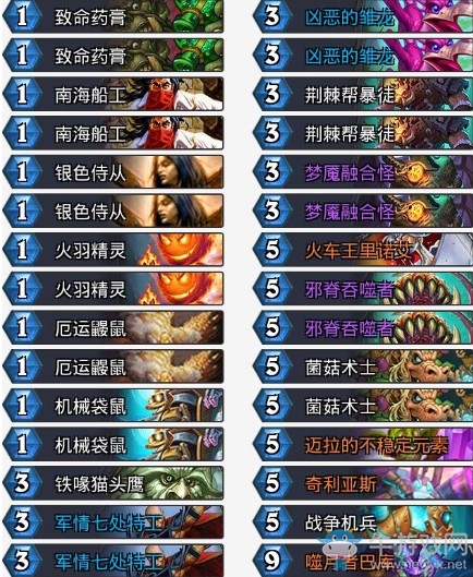 《爐石傳說》拉斯塔哈的大亂斗版本末期奇數賊卡組推薦