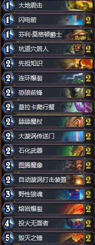 《爐石傳說(shuō)》拉斯塔哈的大亂斗狂野國(guó)服前百打臉?biāo)_卡組推薦