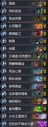 《爐石傳說》拉斯塔哈的大亂斗shanOz亡語賊卡組推薦