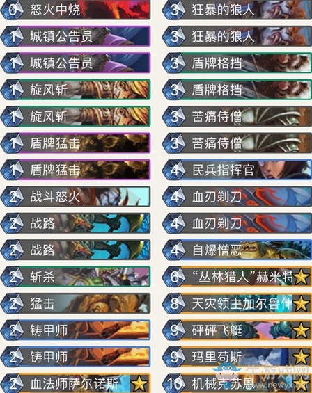 《爐石傳說》拉斯塔哈的大亂斗上分克戰卡組推薦