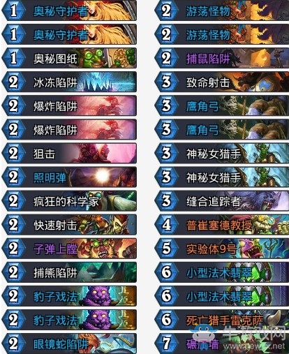 《爐石傳說》拉斯塔哈的大亂斗狂野佛祖獵卡組推薦