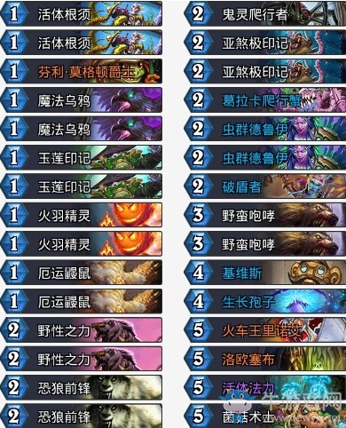 《爐石傳說》拉斯塔哈的大亂斗版本末期狂野快攻德卡組推薦