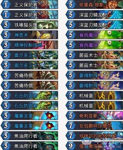 《爐石傳說》拉斯塔哈的大亂斗雞蛋騎卡組推薦