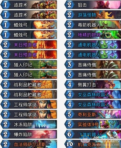 《爐石傳說》拉斯塔哈的大亂斗歡樂克機獵卡組推薦