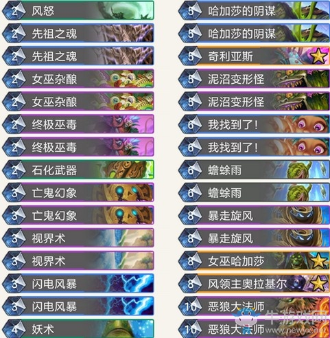 《爐石傳說》暗影崛起控制風怒薩卡組推薦