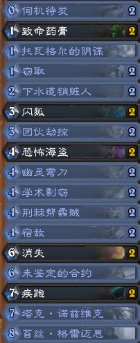 《爐石傳說》暗影崛起剽竊賊卡組推薦