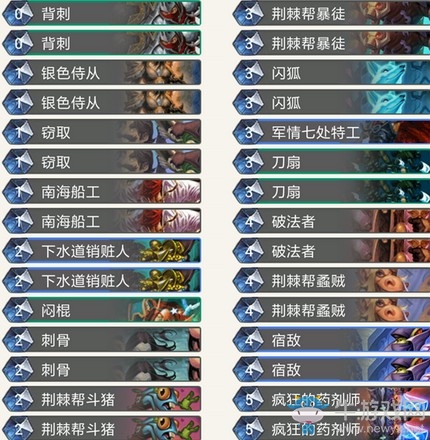 《爐石傳說》暗影崛起九職業(yè)平民卡組大全