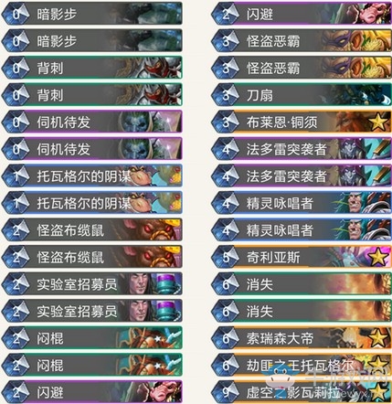 《爐石傳說》暗影崛起狂野托瓦格爾跟班賊卡組推薦