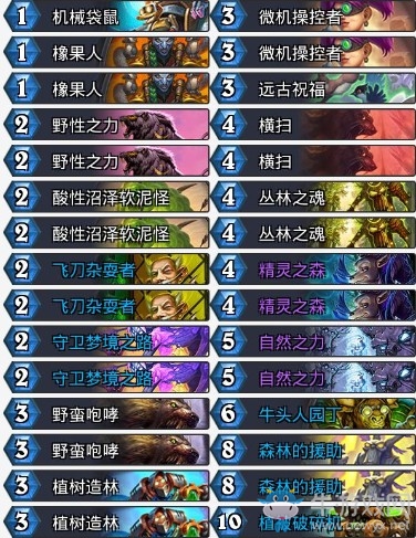 《爐石傳說》暗影崛起傳說高勝樹人德卡組推薦