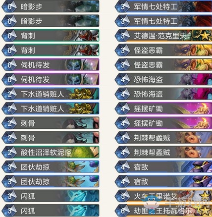 《爐石傳說》暗影崛起偷心賊卡組推薦