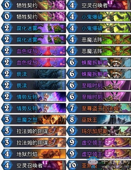 《爐石傳說》暗影崛起異靈術狂野至暗術卡組推薦