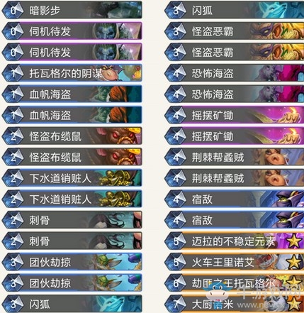 《爐石傳說》暗影崛起針對型大廚節奏賊卡組推薦