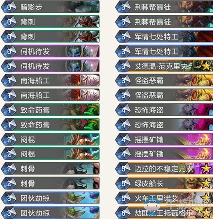 《爐石傳說》暗影崛起傳統節奏賊卡組推薦