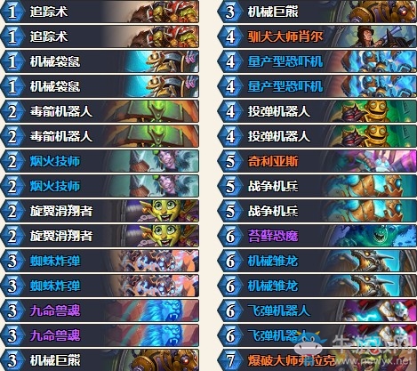 《爐石傳說》暗影崛起平民機(jī)械獵卡組推薦