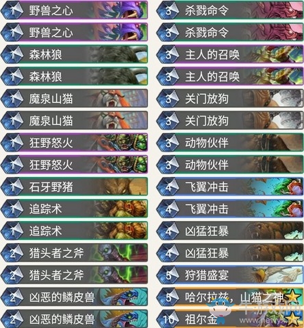 《爐石傳說》暗影崛起DeathstarV3野豬獵卡組推薦