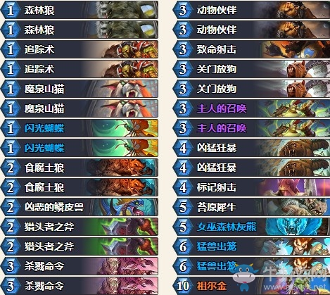 《爐石傳說》暗影崛起Bunnyhoppor法術獵卡組推薦