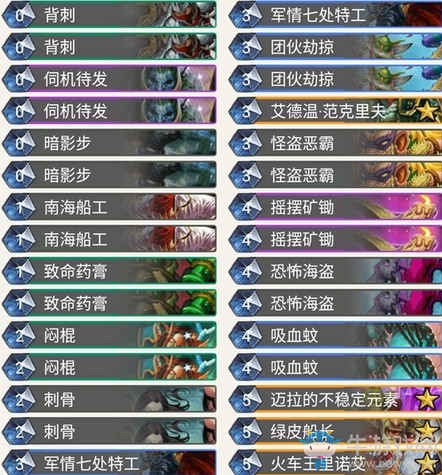 《爐石傳說》暗影崛起Sezoklo蚊子節奏賊卡組推薦