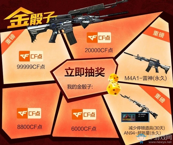 2019《CF》5月幸運骰子 絕對不虧的抽獎