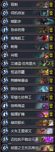 《爐石傳說》暗影崛起狗頭節奏賊卡組推薦