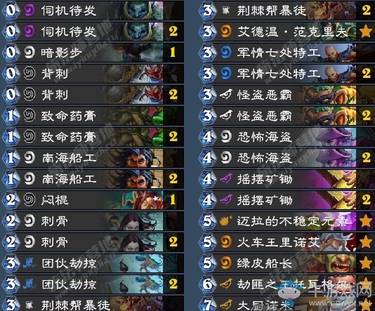 《爐石傳說(shuō)》暗影崛起雙核節(jié)奏賊卡組推薦