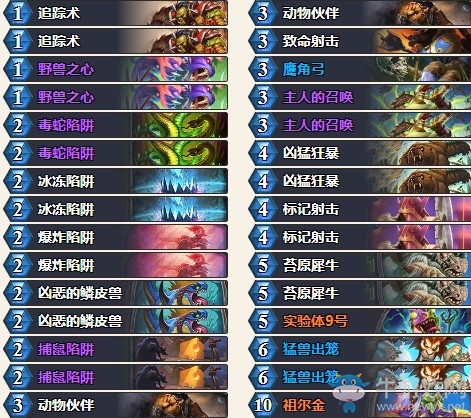 《爐石傳說》暗影崛起thyme奧秘獵卡組推薦