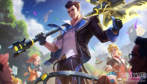 《LOL》戰(zhàn)斗學院 杰斯炫彩皮膚
