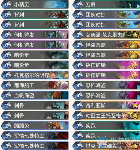 《爐石傳說》暗影崛起Purple陰謀賊卡組推薦