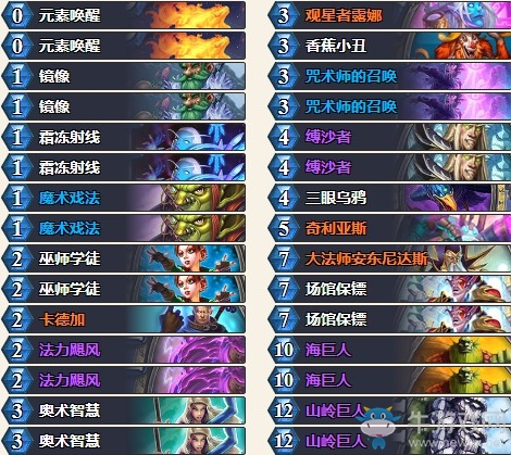 《爐石傳說》暗影崛起易辰居士奇跡巨人法卡組推薦