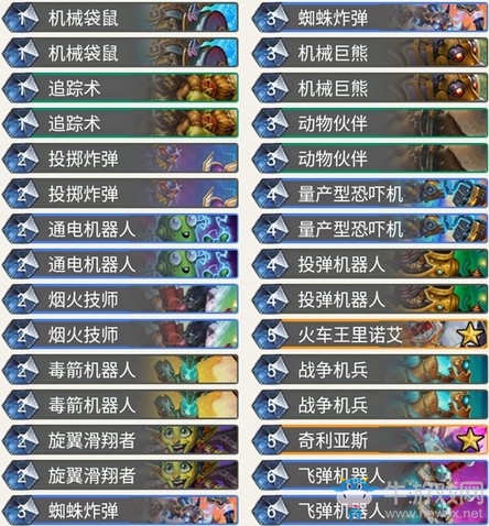 《爐石傳說》14.3削弱補丁高勝機械獵卡組推薦