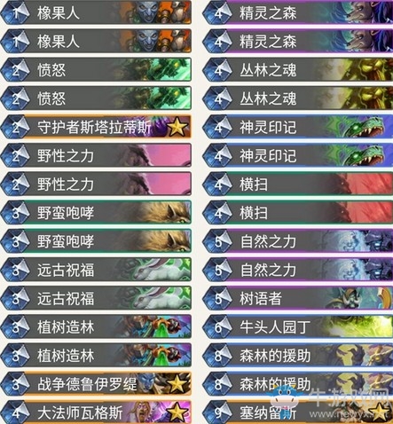 《爐石傳說(shuō)》暗影崛起Che0nsu樹(shù)人超生德卡組推薦