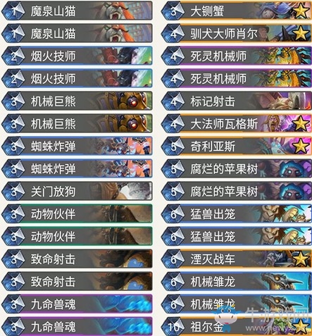 《爐石傳說》暗影崛起DeathstarV3亡語獵卡組推薦