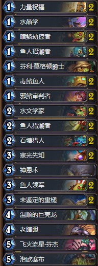 《爐石傳說》暗影崛起月姬狂野魚人騎卡組推薦