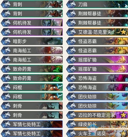 《爐石傳說》暗影崛起Rdu海盜賊卡組推薦