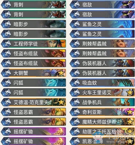 《爐石傳說》暗影崛起Neirea機械鯊魚賊卡組推薦