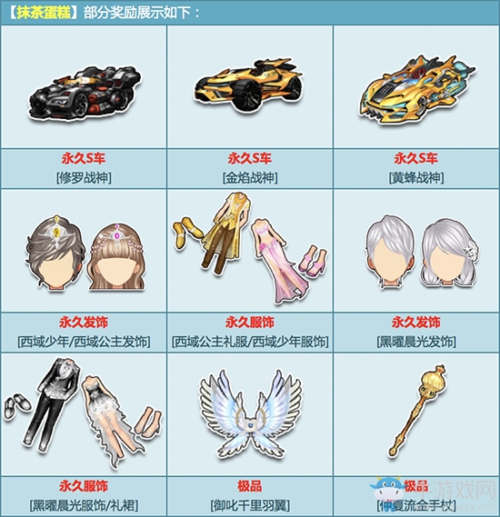 《QQ飛車》品甜美抹茶蛋糕 贏戰(zhàn)神系列永久S車！