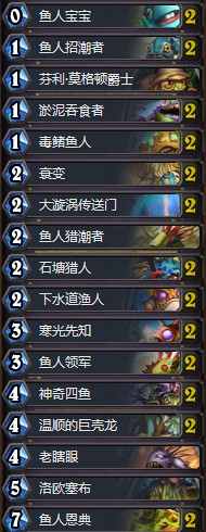 《爐石傳說》暗影崛起狂野國服登頂魚人薩卡組推薦