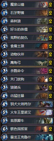 《爐石傳說》暗影崛起Xynot沖鋒獵卡組推薦