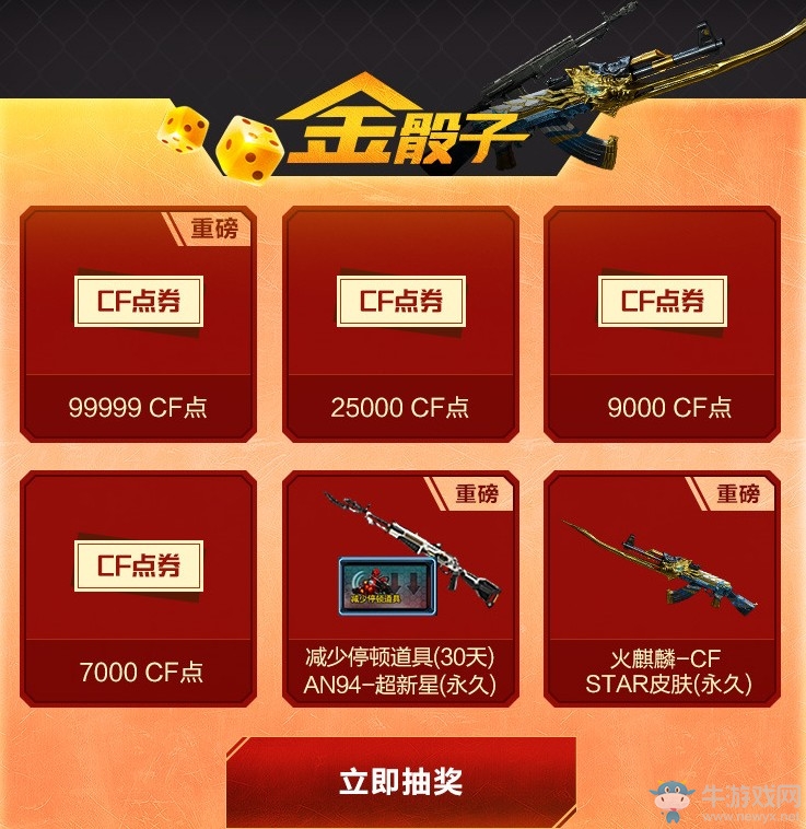 2019《CF》7月幸運骰子 絕對不虧的抽獎