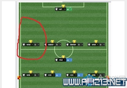 《FIFA足球經(jīng)理14》戰(zhàn)術(shù)設(shè)置中逼搶的技巧