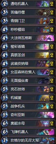 《爐石傳說》暗影崛起國服前300機械騎卡組推薦