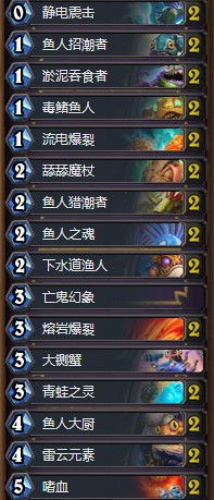 《爐石傳說》暗影崛起DawnHap魚人薩卡組推薦