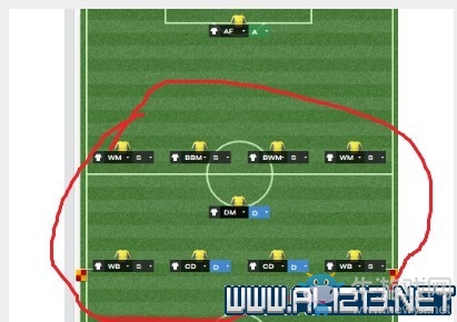 《FIFA足球經(jīng)理14》戰(zhàn)術(shù)設(shè)置中逼搶的技巧