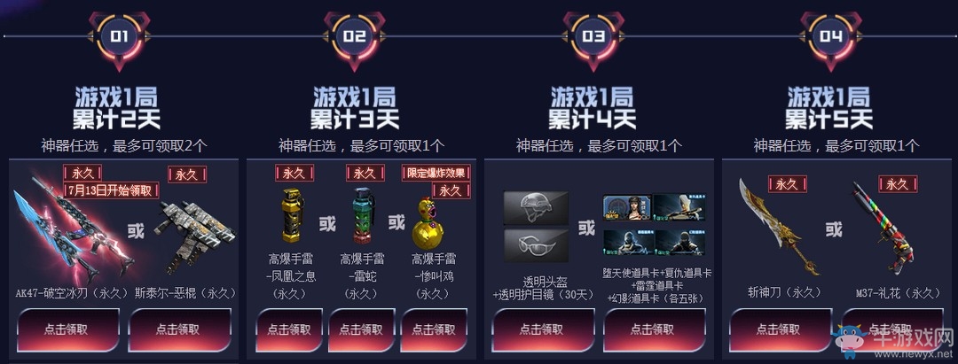 《CF》永久天天領(lǐng) 神器天天送活動(dòng)