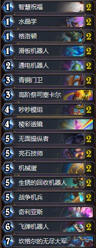 《爐石傳說》暗影崛起Lopongyi機械騎卡組推薦