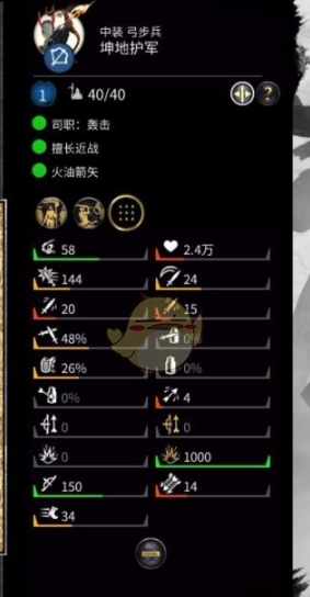 《全面戰(zhàn)爭：三國》坤地護軍戰(zhàn)場表現(xiàn)評價分析